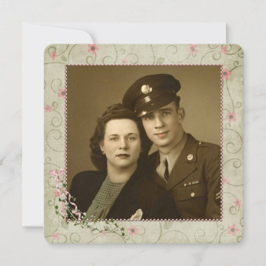 60e Jubileum Partij met Foto I Kaart (Voorkant)