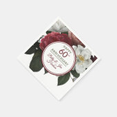 60e Jubileum-partij - Papier Cocktail Napkins Servet (Hoek)