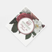 60e Jubileum-partij - Papier-luiers Servet (Hoek)