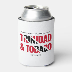 60e Jubileum patriottisch TRINIDAD Blikjeskoeler
