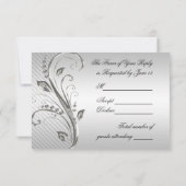 60e Jubileum RSVP-kaart voor bruiloft RSVP Kaartje (Achterkant)