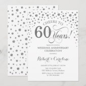 60e Jubileum - Silver White Kaart (Voorkant / Achterkant)