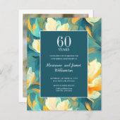 60e Jubileum Sinaasappel Blauwgroen geschilderde b (Voorkant / Achterkant)