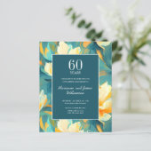 60e Jubileum Sinaasappel Blauwgroen geschilderde b (Staand voorkant)