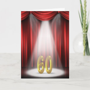60e Jubileum Spotlight Gefeliciteerd Kaart