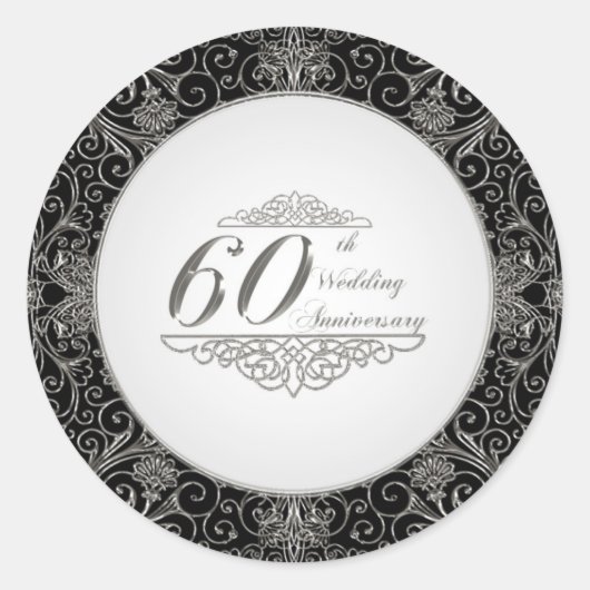 60e Jubileum Sticker (Voorkant)