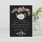 60e Jubileum Tea Uitnodiging (Staand voorkant)