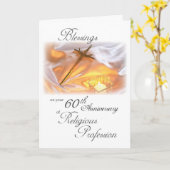 60e Jubileum van het Religieuze Leven, voor een Nu Kaart (Gele Bloem)