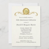 60e Jubileum Vintage uitnodigingen (Achterkant)