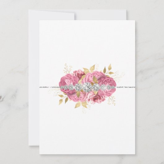 60e Jubileum voor diamanten Kaart (Achterkant)