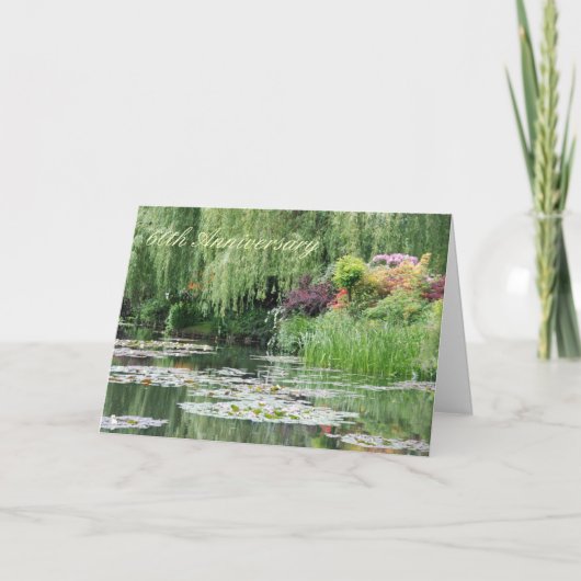 60e Jubileum Wenskaart Kaart (Voorkant)