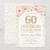 60e Jubileum - Wit Goud Kaart (Voorkant / Achterkant)