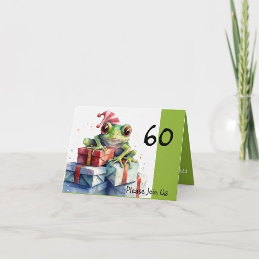 60e kikkerfeestdag gestreept pet (Voorkant)