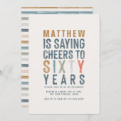 60e klas kleurrijke kaasmakers tot zestig jaar ver (Voorkant / Achterkant)