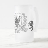 60e klas van de wapenfamilie matglas bierpul (Voorkant rechts)