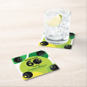 60e Lawn Bowls Barefoot Bowling Verjaardagsfeest Kartonnen Onderzetters (Insitu)