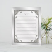 60e lijst met bezoekers van Jubileum voor weddensc (Staand voorkant)