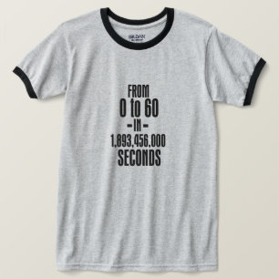 60e MAANDAG VAN 0 TOT 60 T-shirt
