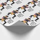 60e Mannen 🎸🤣 Rockstar Verjaardag Gitaar Funky F Cadeaupapier (Hoek)