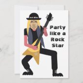 60e Mannen 🎸🤣 Rockstar Verjaardag Gitaar Funky F Kaart (Voorkant)