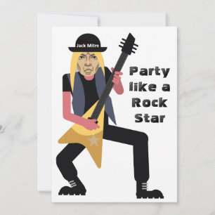 60e Mannen 🎸🤣 Rockstar Verjaardag Gitaar Funky F Kaart