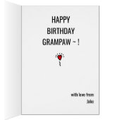 60e Mannen verjaardag Guitar Funk Rockstar Funny J (Binnen (Rechts))