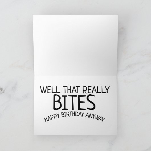 60E MEERDERDAG KILLER SHARK WENSKAARTEN KAART (Binnen)