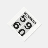 60e Oldometer Verjaardag Servet (Hoek)