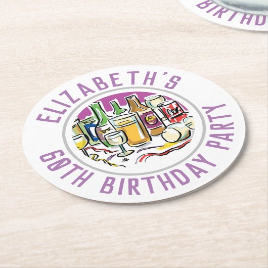 60e Onderzetter op jaarbasis (Gebogen)