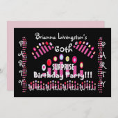 60e OPLEIDING Aankondiging van kaarsen voor de geb (Voorkant / Achterkant)