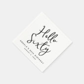 60e partij document decoratie, elegante kalligrafi servet (Hoek)