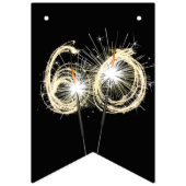 60e-partijspaarboekjes op zwart vlaggetjes (Eerste vlag)