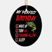 60e perfecte verjaardag Vist 60 jaar oud Keramisch Ornament (Rechts)