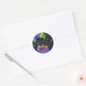 60e ronde sticker (Envelop)