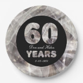 60e Ruitenpartij Jubileum Papieren Bordje (Voorkant)