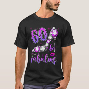 60e T-shirt van de vogelgriep voor vrouwen 60 en