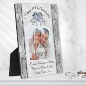 60e tot en met 75e weddenschap Jubileum Gift Ideas Fotoplaat