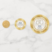 60e trouwdag tafeldecoratie ideeën confetti (Voorkanten)