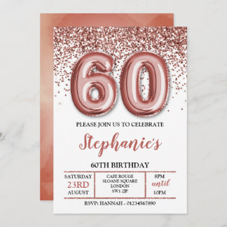 60e uitnodiging, Roos Gold Kaart