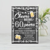 60e uitnodiging ter gelegenheid van de geboorte |  (Staand voorkant)