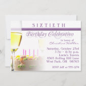 60e uitnodiging van de Birthday Party (Voorkant)