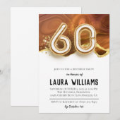 60e uitnodiging van de Birthday Party (Voorkant / Achterkant)