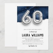 60e uitnodiging van de Birthday Party (Voorkant / Achterkant)