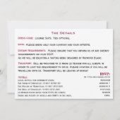 60e uitnodiging van de verjaardag (Achterkant)