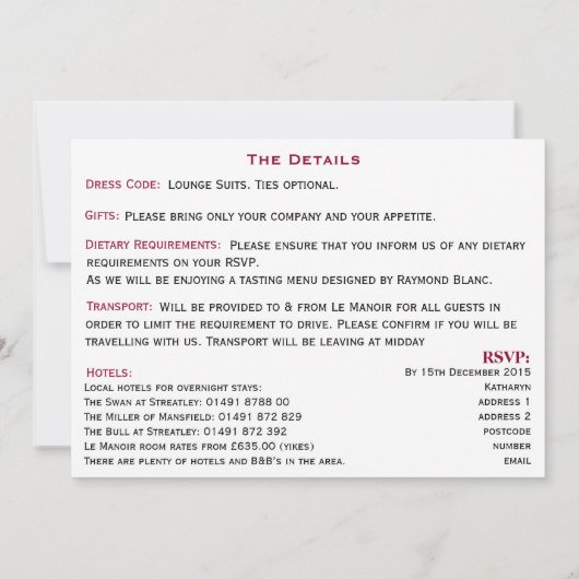 60e uitnodiging van de verjaardag (Achterkant)