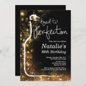 60e uitnodiging voor de geboorte van wijn. Geavanc (Voorkant / Achterkant)