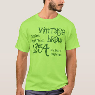 60e verjaardag 1954  Brew Green v11 T-shirt