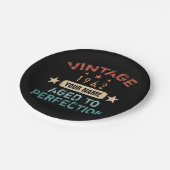 60e verjaardag 1962 Jouw naam toevoegen Papieren Bordje (Gekanteld)