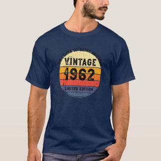 60e verjaardag  1962 T - shirts 60 jaar oud