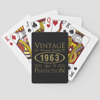 60e verjaardag 1963 pokerkaarten